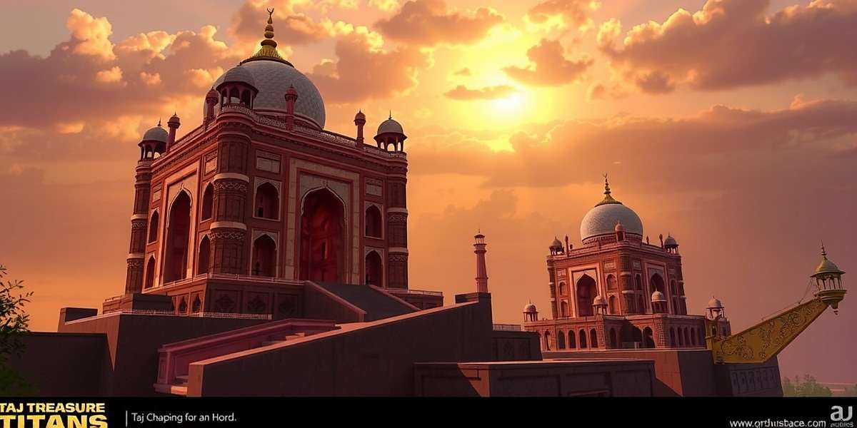 Upcoming Features in Taj Treasure Titans Concept art for upcoming Taj Treasure Titans features and historical sites