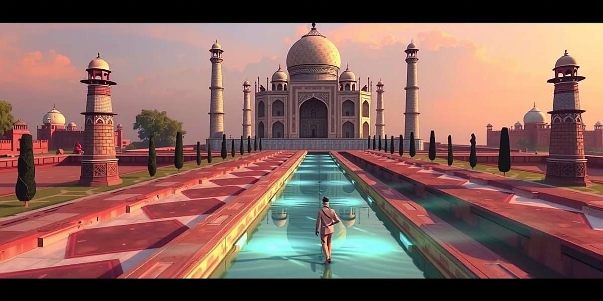 Historical Monuments in Taj Treasure Titans Taj Treasure Titans gameplay showing detailed virtual replica of Indian monument